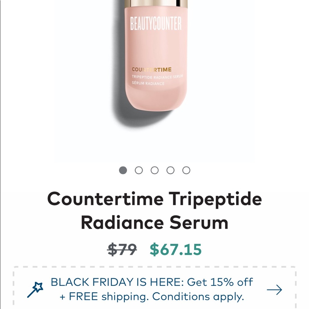 Brand New Beautycounter Countertime Tripetide Radiance Serum